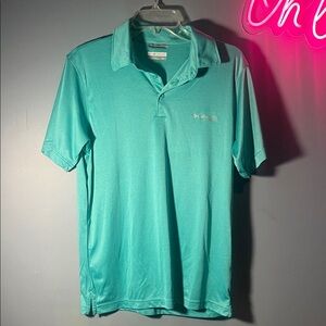 Columbia PFG Men's Teal Polo Shirt